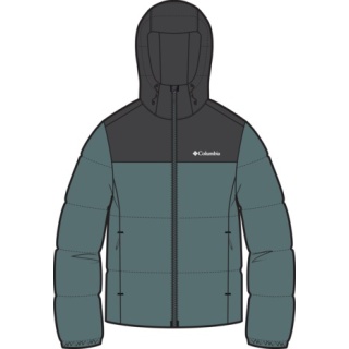 Columbia Winterjacke Puffect mit Kapuze (Thermarator Isolierung, wasserdicht) metalblau Herren